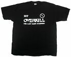SST OVERKILL THE LAST BAND STANDING vintage  t shirt XL Anvil hardcore punk 2005