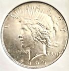 (1)  1927 Peace Silver Dollar Philadelphia Mint  Unc.