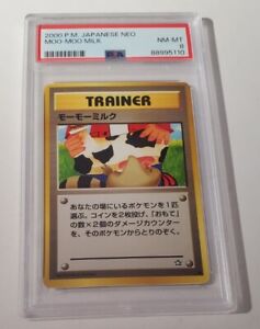 Moo-Moo Milk (Banned Artwork) PSA 8 Japanese Neo 1 ~ Pokémon TCG Card