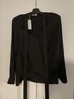 BCBG New With Tags Black Blouse XS