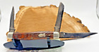Vintage Early (1946-73) Schrade Walden NY USA 881 3 blade stockman acorn-1064.24