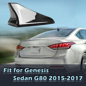 For 2015-2017 Genesis Coupe & G80 Ebony Black FM/AM Shark Fin Roof Antenna Cover (For: Genesis G80)