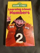 Sesame Street Learning About Numbers VHS 1986 Educational Cartoon Count Dracula