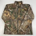 Under Armour Jacket Mens Extra Large Green Scent Control Camouflage Hunting Ski
