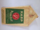 Vintage John Weisert Tobacco Harp Plug Cut Chewing Tobacco Cloth Bag Pouch Nice