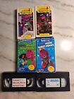 Barney + Friends VHS Lot Of 6 When I Grow Up Carnival Of Numbers/ Mother Goose