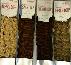 Hollywood 100% Human Hair for Weaving - AMERICAN FRENCH DEEP II - closeout sale!