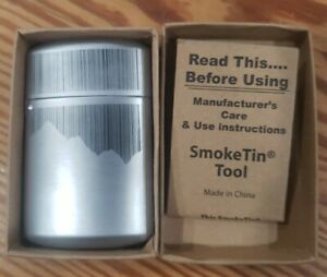 Marlboro Portable Pocket Ashtray Smoke Tin Tool New