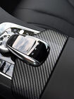 Carbon Fiber Center Armrest Box Switch Cover Trim For Mercedes Benz S Class W222