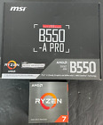 AMD Ryzen 7 5700X 8-Core 16-Thread Unlocked Desktop Processor Bundle NEW