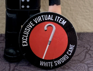 Roblox Rare Item Sword White Cane CODE ONLY NO FIGURE Code Sent By Messages