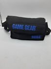 OEM Official Sega Game Gear Shoulder Bag Black Blue Text Carrying Case Good