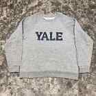 Vintage 70s Yale University Raglan Crewneck Sweatshirt M Heather Grey College