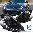 Black Fits 2006-2009 350Z Z33 Fairlady LED HID Type Projector Headlights Lamps