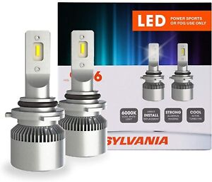 Sylvania Powersports LED White 6K 9006 Two Bulbs Fog Light Replacement Stock OE (For: 2022 Kia Rio)