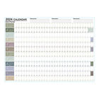 2024 Wall Calendar 12 Month Annual Yearly Planner Thick Paper 29x20 Inch