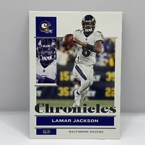 New Listing2021 Panini Chronicles Football Lamar Jackson Base #7 Baltimore Ravens