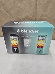 Blend Jet 2 Portable Blender, BLENDJET 2-Pack Black & Mint  16oz capacity NEW!