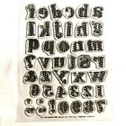 PJ Party Alphabet Clear Stamps Scrappy Cat 43 Pcs Brand New