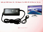 Global AC Adapter For ASUS ROG SWIFT LCD LED Gaming Monitor Series Power Supply
