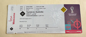 FIFA Qatar 2022 Match# 21 Tunisia Vs Australia World Cup Ticket Category 3