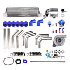 T3 T4 T04E Universal Turbo Stage III&Wastegate+Turbo Intercooler+piping Line Kit (For: CRX)