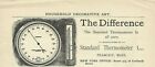 Peabody Massachusetts Print Ad Standard Thermometer Company Advertising 1891