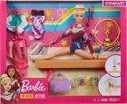 ​Barbie Gymnastics Doll and Playset GJM72 Twirling Gymnast + Beam Blonde
