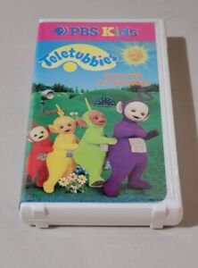 Teletubbies - Dance With The Teletubbies 1999 VHS Tape White Clam Shell