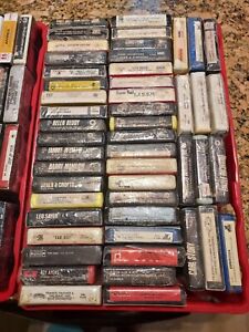 RARE 8 TRACK TAPES-$3 each of YOUR CHOICE-VARIOUS GENRE and ARTISTS-WE COMBINE-c