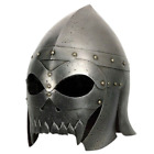 New ListingXMAS 18GA Dark Medieval Larp Antique Fantasy Warrior Helmet Knight Viking Helmet