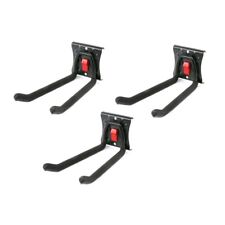 6-inch Quick Release Snap Rail Straight Hook, 3-Pack