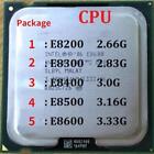 Intel 775-pin CPU Core 2 Duo E8200 E8300 E8400 E8500 E8600