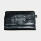 Fossil Long Live Vintage 1954 Genuine Leather Silver Tri-Fold + ID Card Wallet