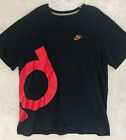 Nike Kevin Durant Wraparound Big KD Logo T-Shirt Short Sleeve Navy Reg Fit 2XL