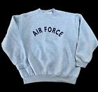 Vintage US Air Force Sweatshirt Adult Medium Gray Pullover Crewneck USA Made