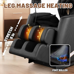 Full Body Air Pressure Shiatsu Massage Chair Recliner ZERO GRAVITY Foot Roller