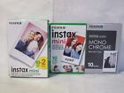 40 Print Fujifilm Instax Mini Instant Film Fuji Polaroid Reg and Mono Chrome A6K