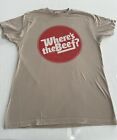 Where's the Beef  Retro Single Stitch Homage 2011 T Shirt Large Beige USA 0124