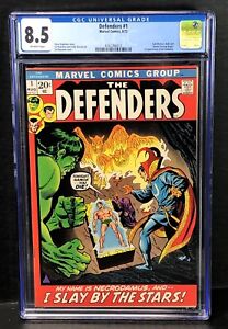 THE DEFENDERS #1 August 1972 CGC 8.5 Hulk 1st App of Necrodamus 4th Defenders