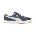 Puma Clyde OG 39196201 Mens Blue Suede Lace Up Lifestyle Sneakers Shoes