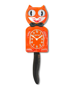 New ListingFestive Orange Kit-Cat Klock (15.5″ high) Clock