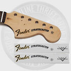 (2) Fender Strat 70's Style Waterslide Guitar Headstock Decals with CS Logo