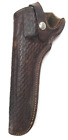 Old West Tooled Leather Holster 7-1/2