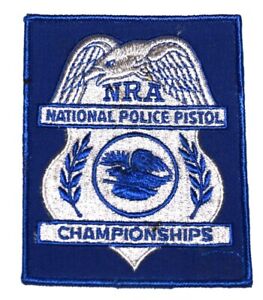 NRA NATL POLICE PISTOL CHAMPIONSHIPS FAIRFAX VIRGINIA Police Patch VINTAGE OLD