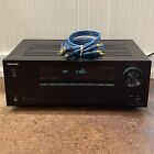 Onkyo TX-SR373 5.2 Channel A/V Home Theater Bluetooth Receiver Amplifier TESTED