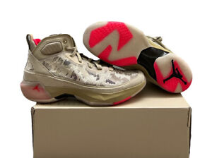 Nike Air Jordan 37 Premium Wheat/Red FD6721-200 Men's Size 11.5 No Lid