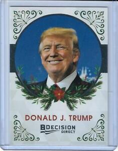 2020 DECISION ~ PRESIDENT DONALD J. TRUMP HOLIDAY CARD #01 ~ MULTIPLES