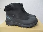 Merrell Thermo Kiruna Mid Zip Waterproof Boots Black Leather Womens Sz 8.5 Snow