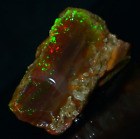 Multi Fire Opal Rough 73.00 Carat Natural Ethiopian Opal Raw Welo Opal Gemstone